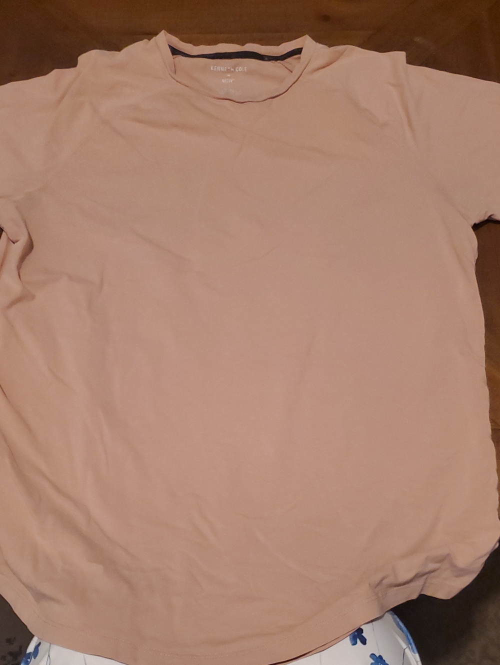 Kenneth Cole Short Sleeve Crew Tee in Blush